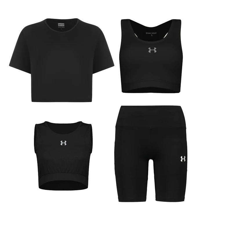 ست چهار تکه لباس ورزشی زنانه مدل 1801-56-69-64