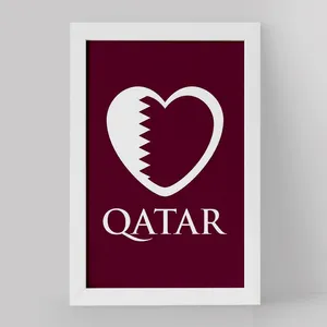 تابلو خندالو مدل پرچم قطر کد 20432