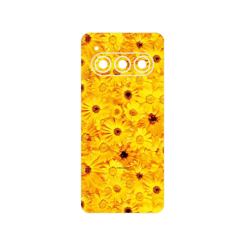 برچسب پوششی ماهوت مدل Yellow_Flower مناسب برای گوشی موبایل داریا Bond II 5G
