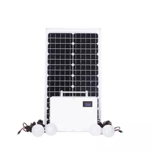 سیستم روشنایی و پاوربانک خورشیدی مدل SLPB-30W ظرفیت 135 وات ساعت