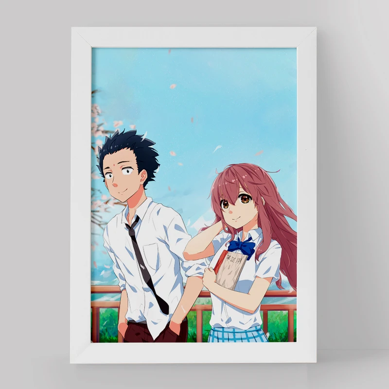 تابلو خندالو مدل شوکو نیشیمیا و شویا ایشیدا انیمه سایلنت ویس کد 15774