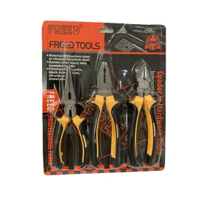 انبر دست و انبر سیم چین و انبر دم باریک فرید  مدل NIL سایز 6 اینچ