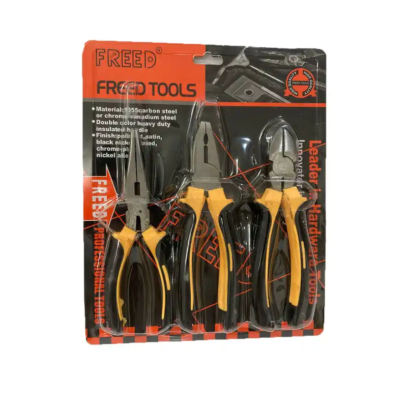 انبر دست و انبر سیم چین و انبر دم باریک فرید مدل NIL سایز 6 اینچ