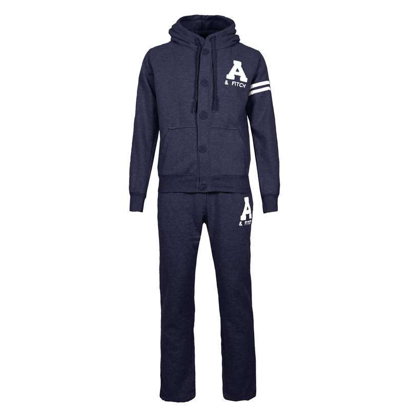 ست سویشرت و شلوار مردانه مدل کلاهدار رنگ سرمه ای