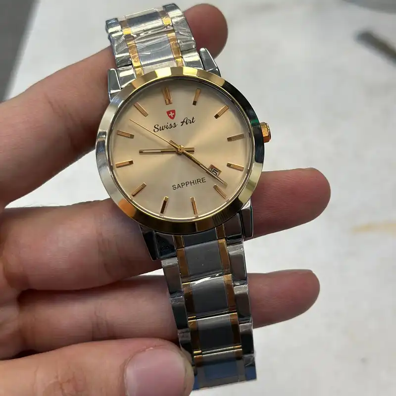 ست ساعت مچی عقربه ای زنانه و مردانه سوئیس آرت مدل 920040GL