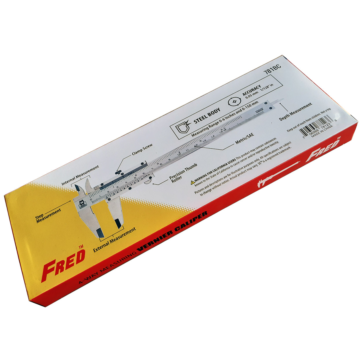 کولیس فرد مدل AT-0160 گستره 150-0 میلی متر کولیس فرد مدل AT-0160 گستره 150-0 میلی متر