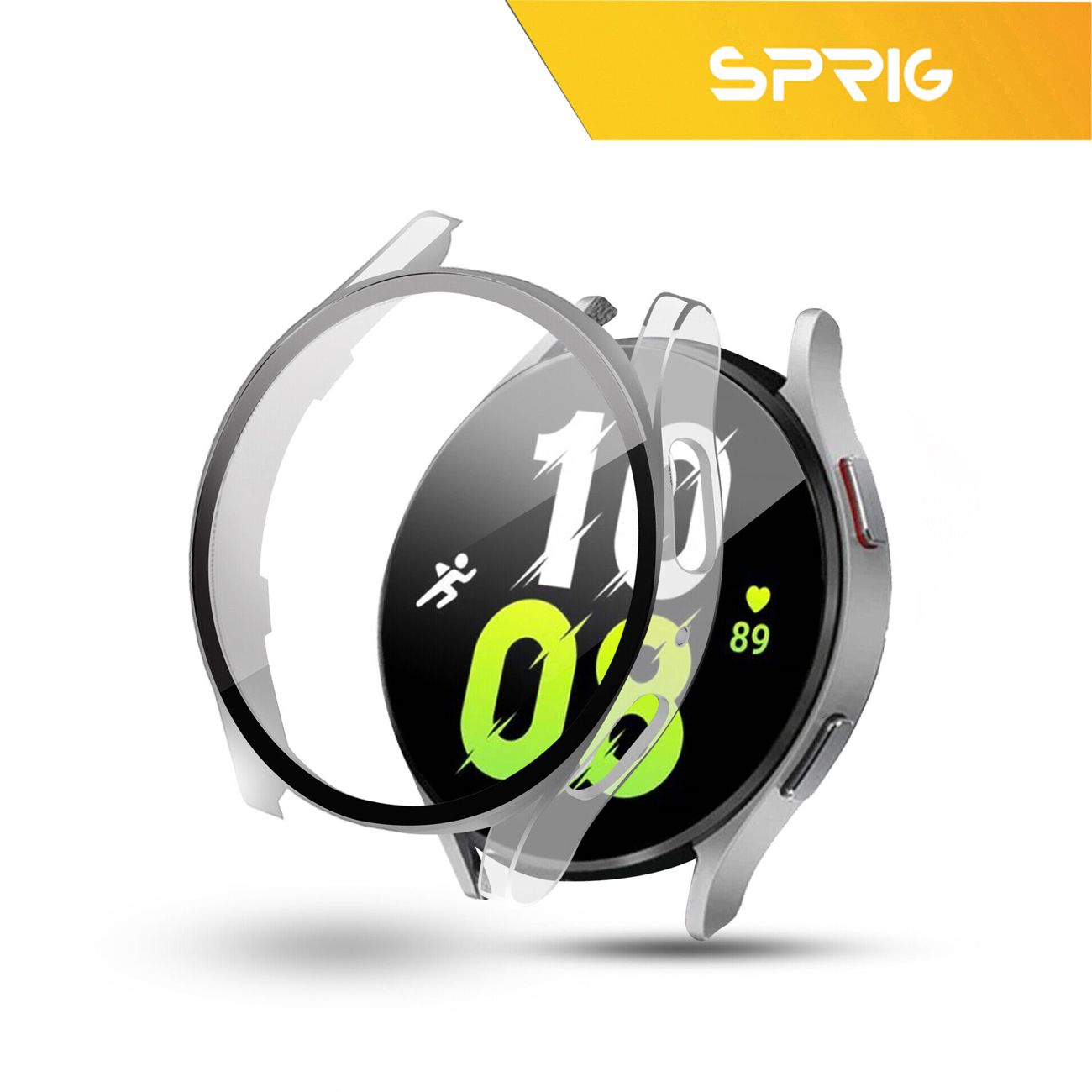 بند اسپریگ مدل Swatch مناسب برای ساعت هوشمند سامسونگ Galaxy Watch 5 Pro 45mm به همراه کاور -  - 10