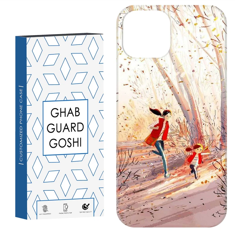 کاور قاب گارد گوشی طرح دختر و مادر کد Dimo-760 مناسب برای گوشی موبایل اپل  IPHONE 13 / 14   