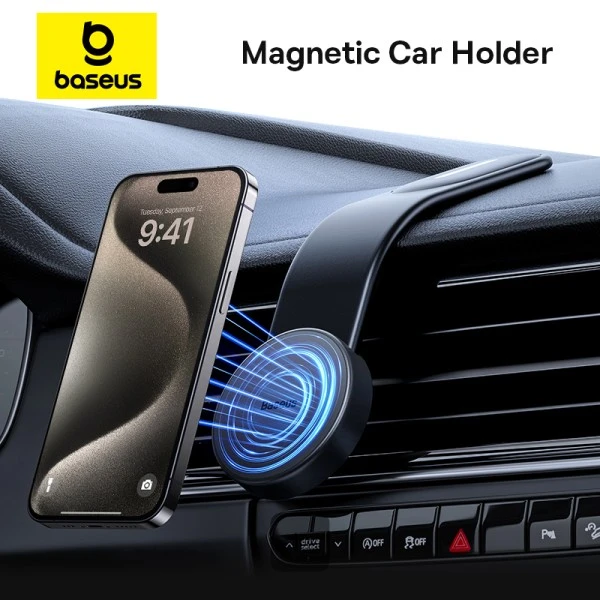 عکس شماره 4 : پایه نگهدارنده گوشی موبایل بیسوس مدل c02 magnetic