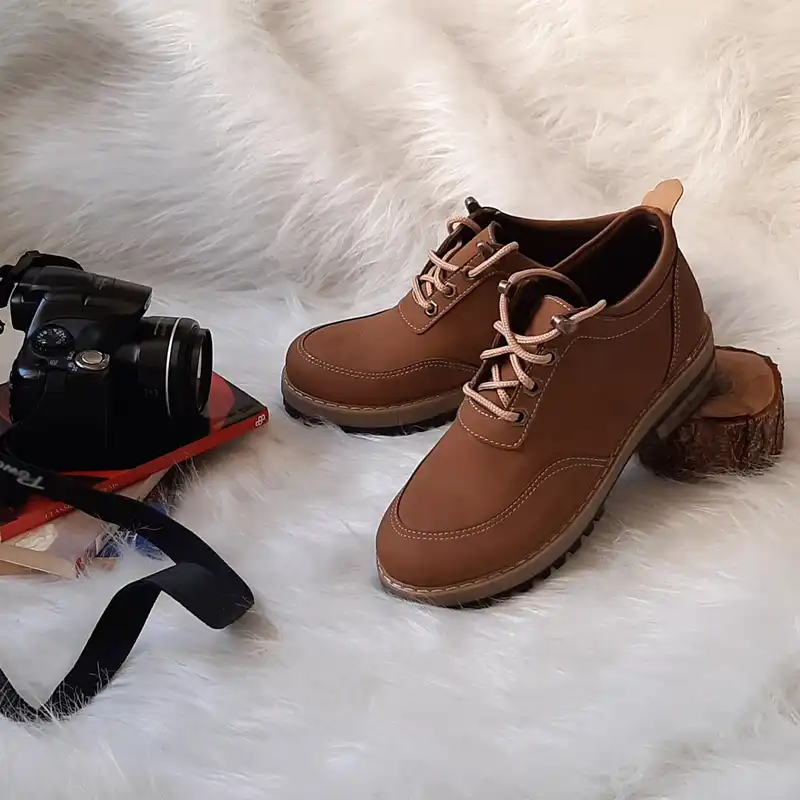 نیم بوت زنانه مدل JA0019 رنگ عسلی