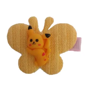 گیره مو دخترانه مدل پروانه ی عروسکی کد 3027