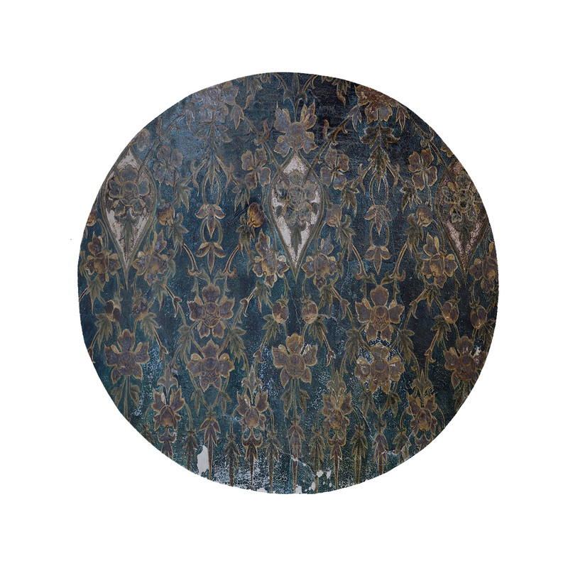 پادری مدل دایره طرح کلاسیک کد 6107 سایز 90 × 90 سانتی متر