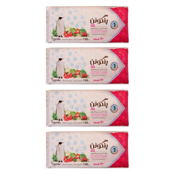 کیسه فریزر پنگوئن مدل AT 2258 چهار بسته 120 عددی