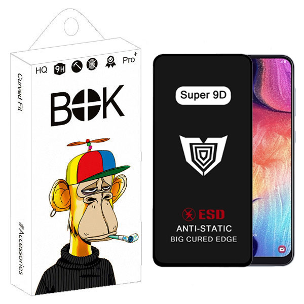 محافظ صفحه نمایش فول بوک مدل Super 9D مناسب برای گوشی موبایل سامسونگ Galaxy A20 / A30 / A30s / A31 / A50 / A50s / M31 / M31 Prime / M21 / M30 / M30s