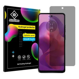 Arka Glass Tough model privacy screen protector suitable for Motorola Moto G24 mobile phone