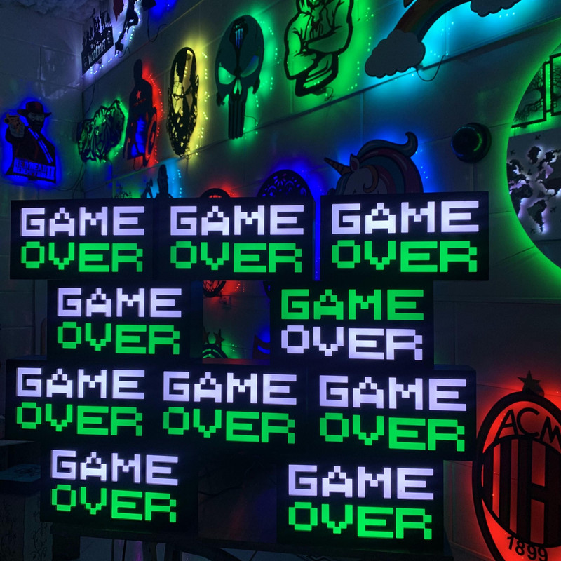 چراغ رومیزی مدل گیم اوور