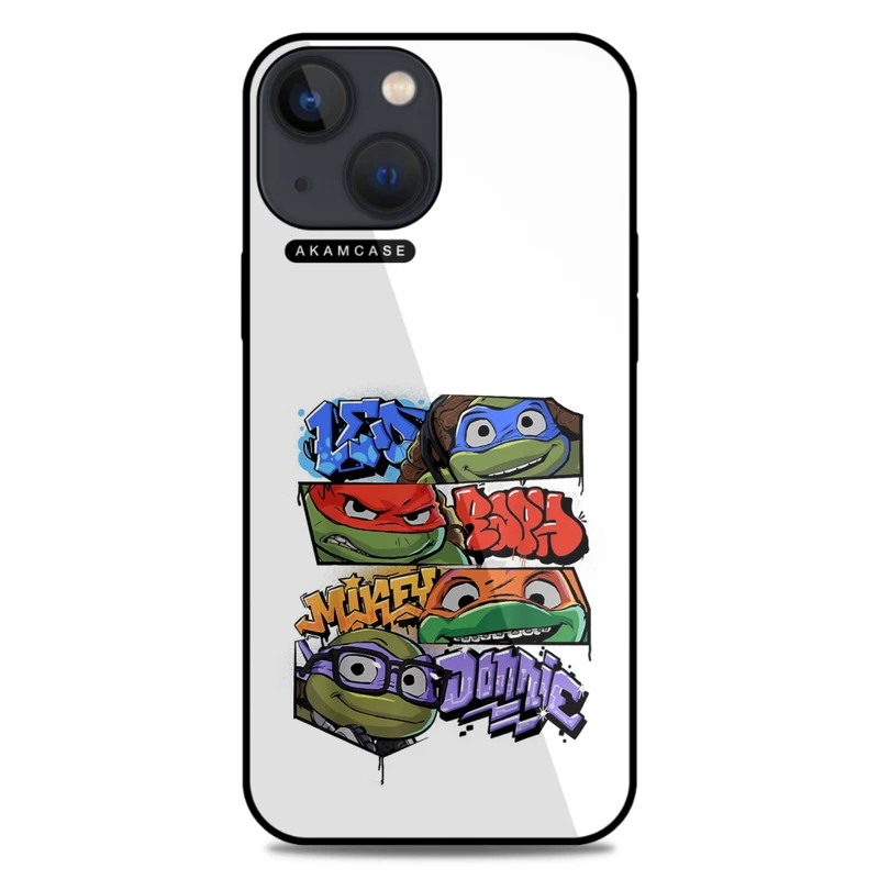 کاور آکام مدل AMC-WA13M-NINJA TURTLES11 مناسب برای گوشی موبایل اپل iPhone 13 Mini