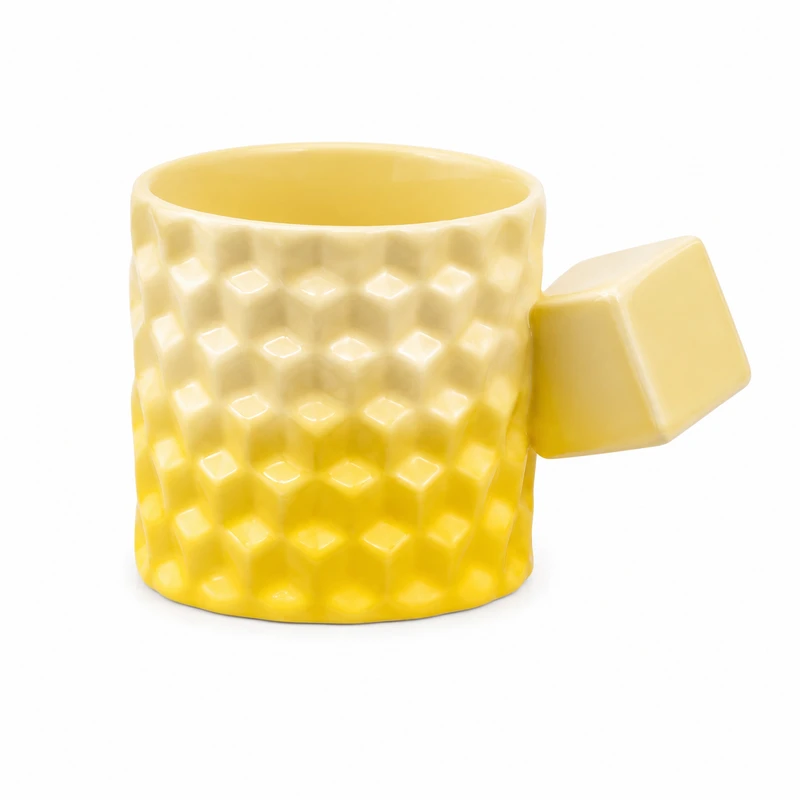 ماگ طرح دسته مکعبی کد 15150