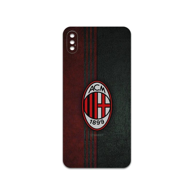 برچسب پوششی ماهوت مدل AC-Milan-FC مناسب برای گوشی موبایل اپل iPhone XS Max