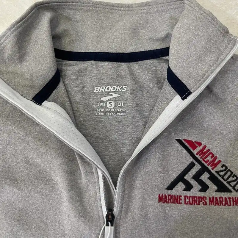 تی شرت آستین بلند ورزشی زنانه بروکس مدل نیم زیپ