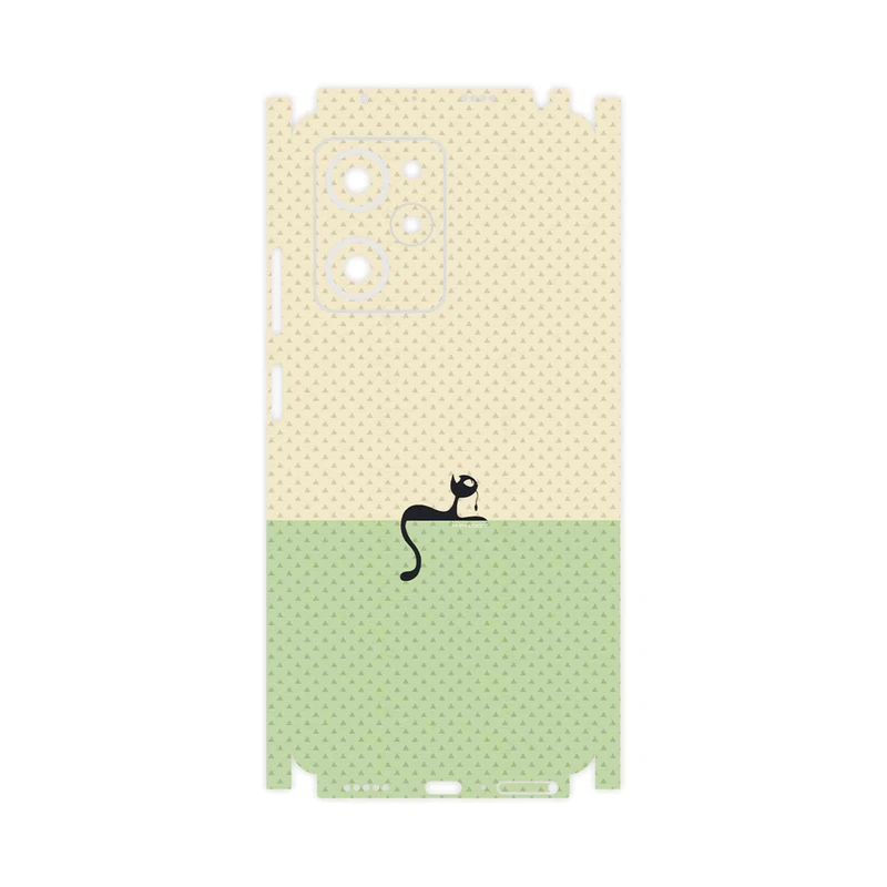 برچسب پوششی ماهوت مدل Minimal Internet Cat Icon-FullSkin مناسب برای گوشی موبایل شیائومی Poco X5 Pro