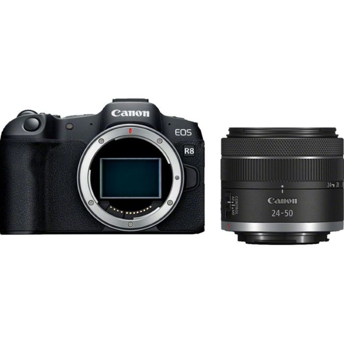 دوربین دیجیتال بدون آینه کانن مدل EOS R8 RF 24-50mm F4.5-6.3 IS STM