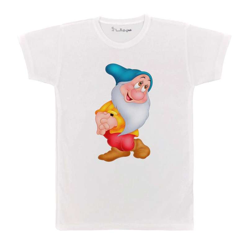 تی شرت بچگانه پرمانه طرح سفید برفی و هفت کوتوله کد pmt.5814