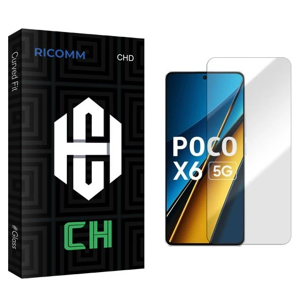محافظ صفحه نمایش ریکام مدل CH مناسب برای گوشی موبایل شیائومی Poco X6