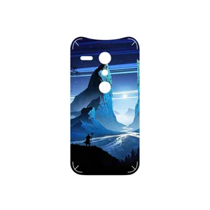 MAHOOT Blue Mountains Digital Art Cover Sticker for Motorola Moto G