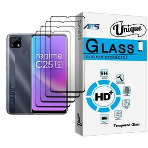 AFS Unique Glass MIX004 Screen Protector For Realme C25s Pack Of 4
