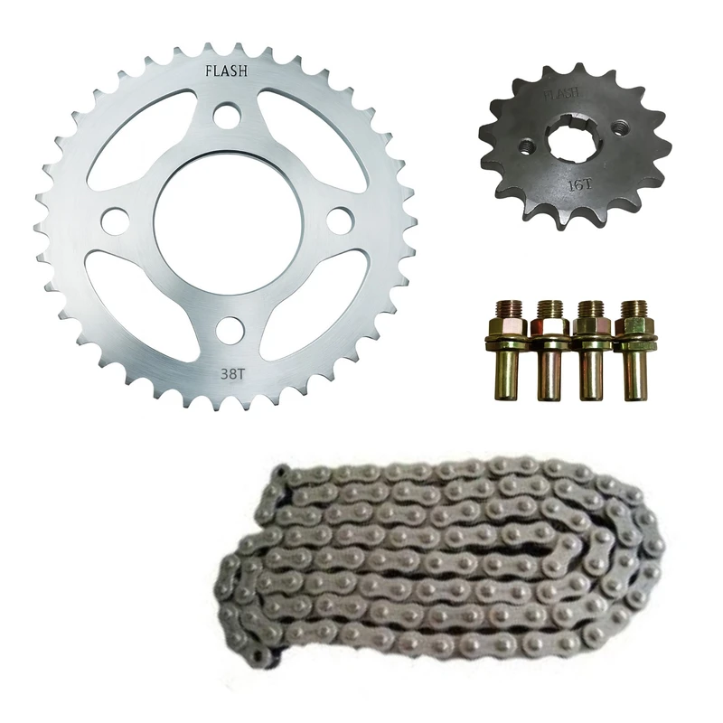 ست دنده زنجیر موتورسیکلت فلش مدل 102-BLC مناسب برای هوندا CDI مجموعه 11 عددی