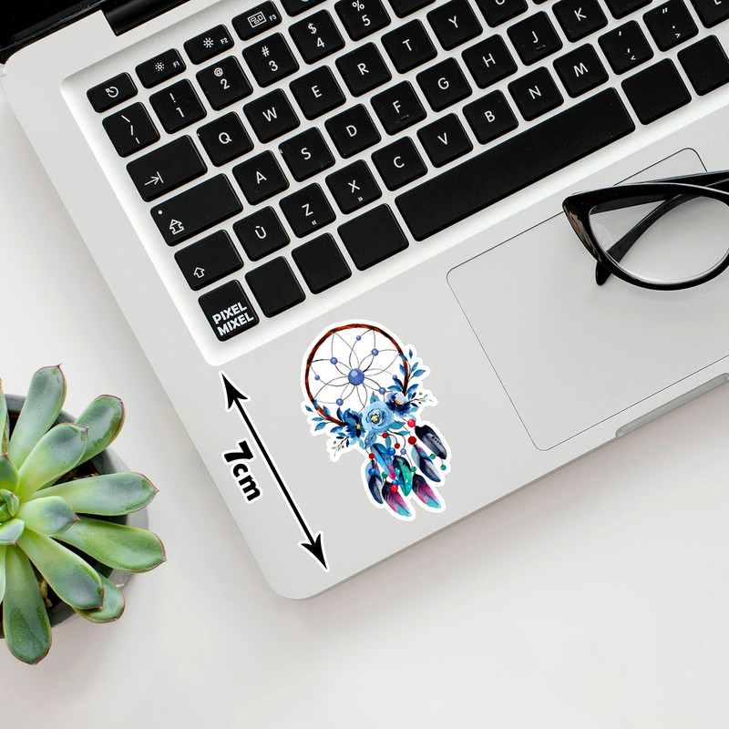 استیکر لپ تاپ پیکسل میکسل مدل دخترانه دریم کچر