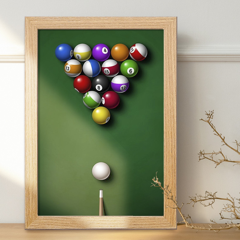 تابلو خندالو مدل بیلیارد Billiard کد 28108
