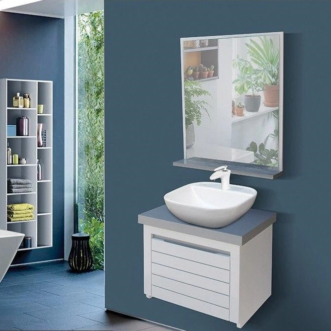 ست کابینت و روشویی مدل سلنا 60 به همراه آینه ست کابینت و روشویی مدل سلنا 60 به همراه آینه