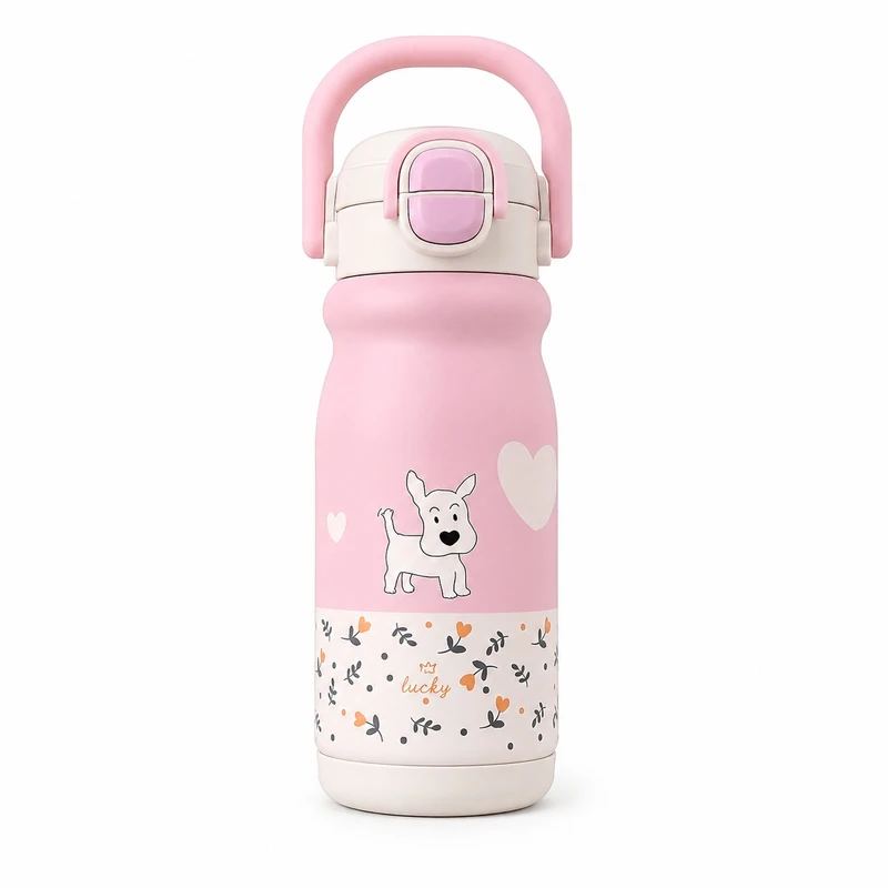 قمقمه کودک مدل دوحالته Puppy Heart گنجایش 0.5 لیتر