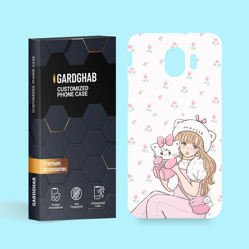 کاور گارد قاب مدل دخترانه مناسب برای گوشی موبایل سامسونگ Galaxy J4 2018