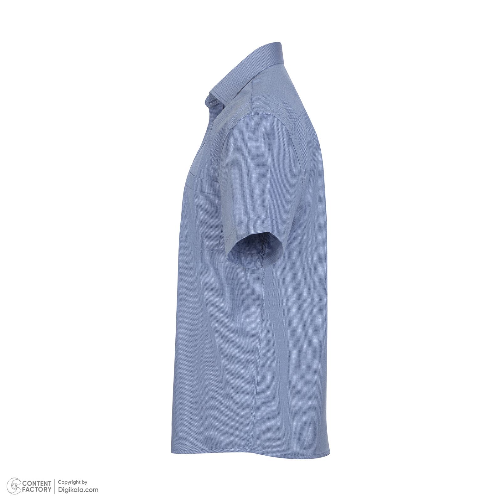 پیراهن آستین کوتاه مردانه پاتن جامه مدل آکسفورد 121821020313307 -  - 3