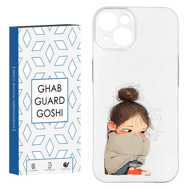 کاور قاب گارد گوشی طرح فانتزی دختر ملوس کد HARD-04 مناسب برای گوشی موبایل اپل IPHONE 13 / 14