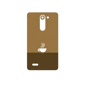 MAHOOT Minimal Cup of Coffee Icon Cover Sticker for LG L Bello