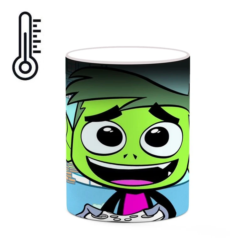 ماگ حرارتی کاکتی مدل Beast Boy کد mgh38004