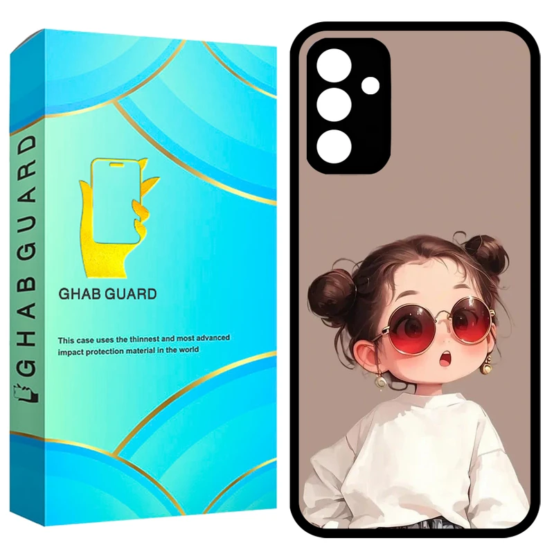 کاور قاب گارد طرح دختر مدل GCHPA34 مناسب برای گوشی موبایل سامسونگ Galaxy A34 5G