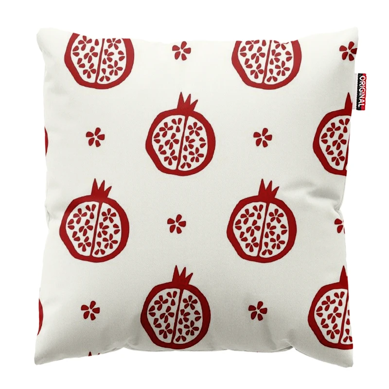  کوسن پاد آفرین طرح انار یلدا کد 4027 سایز 30*30 سانتی متر