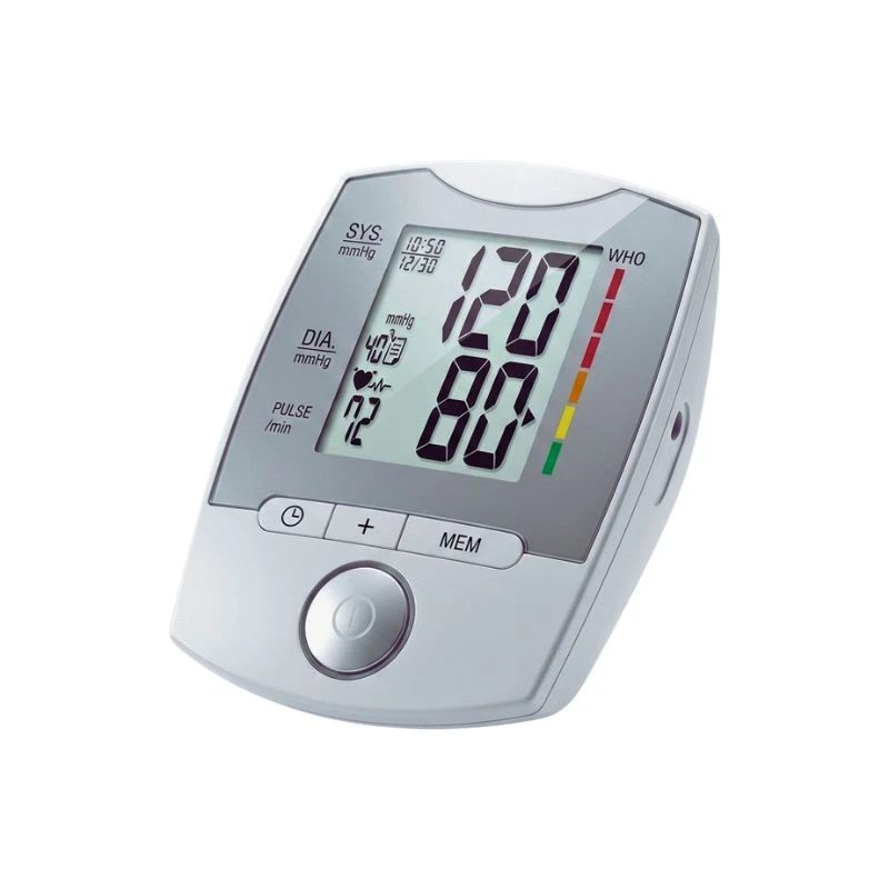 فشارسنج دیجیتال بازویی گلامور مدل HL858GC با نمایشگر LCD، حافظه ۴۰ رکورد، 3 پروفایل کاربر و دو کاف بزرگ و کوچک