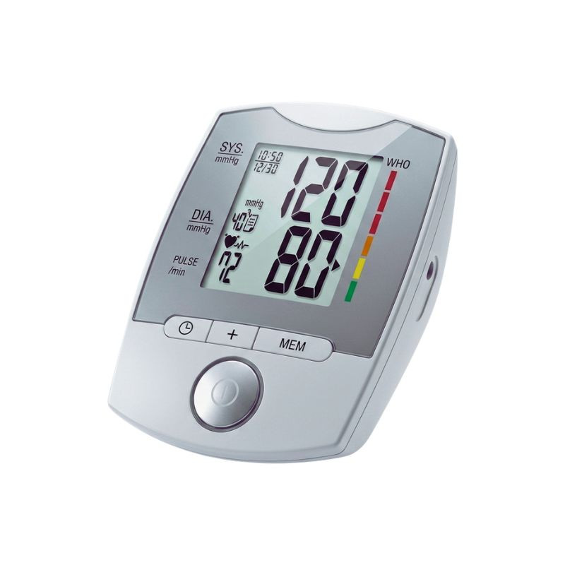فشارسنج دیجیتال بازویی گلامور مدل HL858GC با نمایشگر LCD، حافظه ۴۰ رکورد، 3 پروفایل کاربر و دو کاف بزرگ و کوچک