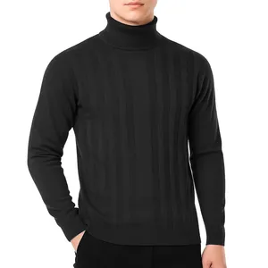 پلیور یقه ایستاده مردانه مدل ستونی کد 08