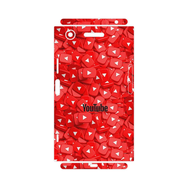 برچسب پوششی ماهوت مدل Youtube-FullSkin مناسب برای گوشی موبایل سونی Xperia XZ1