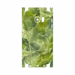 MAHOOT Green Crystal Marble-FullSkin Cover Sticker for Samsung Galaxy S7