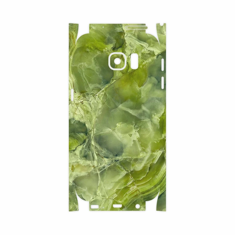 برچسب پوششی ماهوت مدل Green Crystal Marble-FullSkin مناسب برای گوشی موبایل سامسونگ Galaxy S7