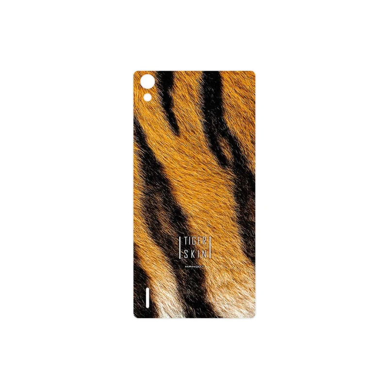 برچسب پوششی ماهوت مدل Tiger Skin مناسب برای گوشی موبایل هوآوی Ascend P7