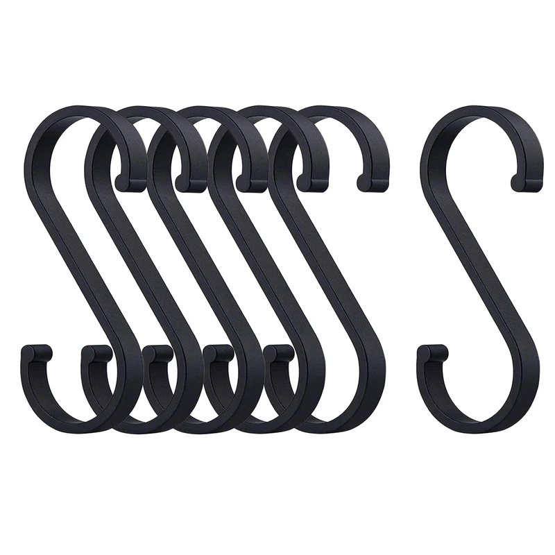 آویز حوله مدل قلاب آویز S بسته 6 عددی